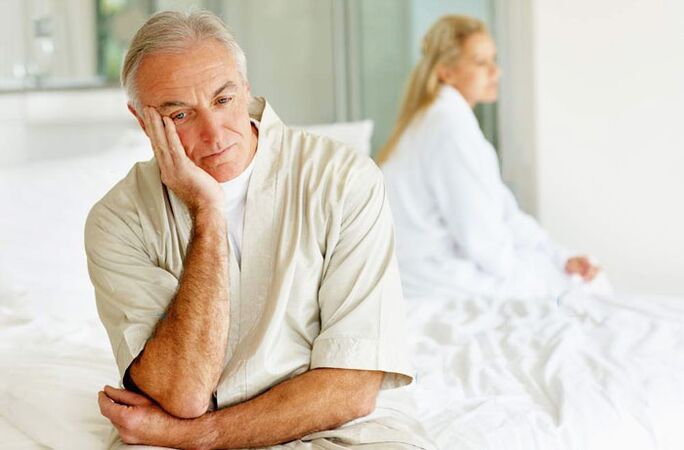 Aumentando homens de potência com mais de 60 anos